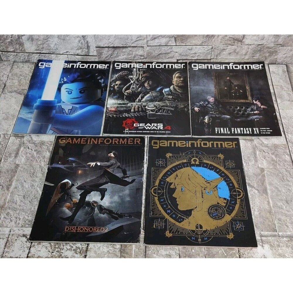 Lot Of 5 Game Informer Magazine Issues 275, 276, 277, 278, 280